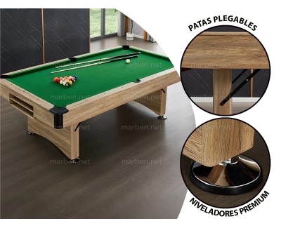 Mesa de Billar CONTENDER - plegable 7ft - Negra Mesa de Billar CONTENDER - plegable 7ft - Negra